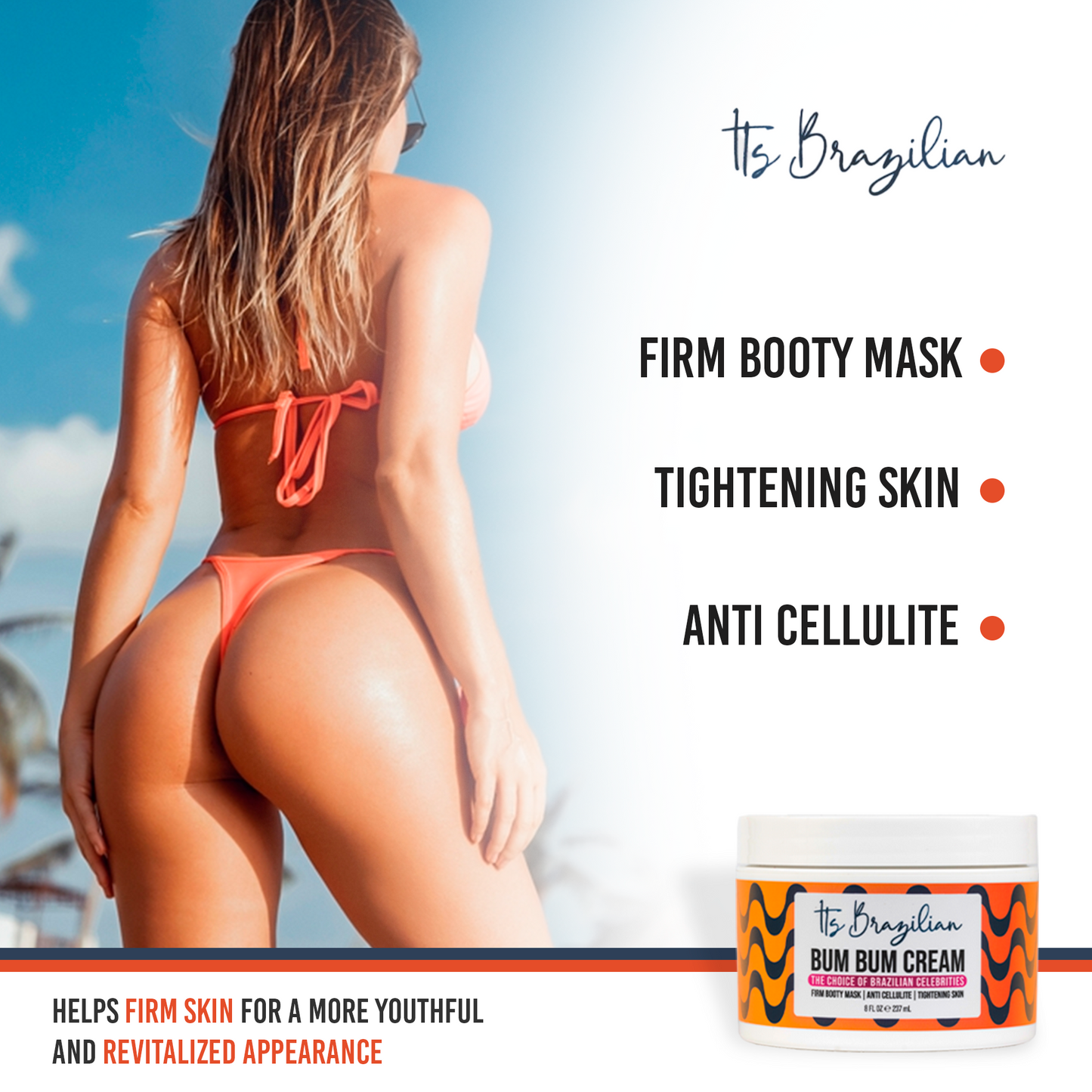 Bum Bum Cream - Anti-Cellulite Firming and Moisturizing Balm