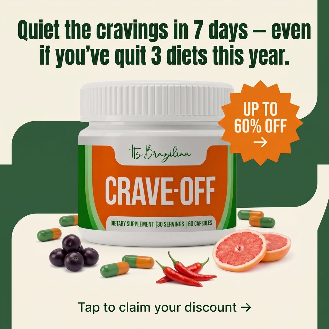 One Brazilian Berry Kills Cravings Like Ozempic — No Needle. No Nausea. No $1,400 a Month. It flattens the 3 PM blood-sugar spike that fires your cravings — most feel it in about 7 days.